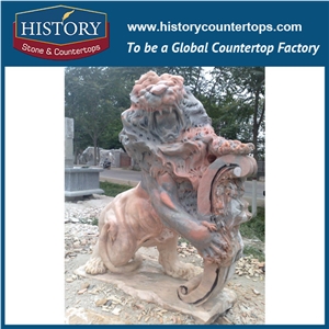 Hot Selling Natural Stone Sculptures, Granite Animal Statues Fro Garden Decoration