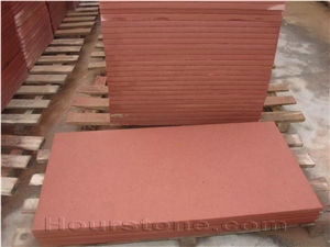 Red Color Sandstone,Not Flaw Surface for Exterior Decoration
