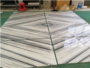 China Marble Factory Floor Design Marmara White Pattern 3d Marble Tile ,Marble Tiles & Slabs