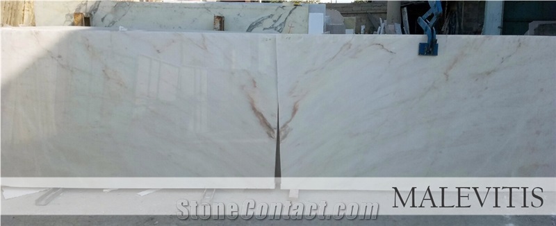 Semi White Marble Slabs;Greece White Marble