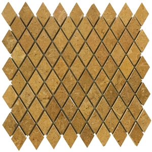 Inca Gold Limestone Mosaic Tiles