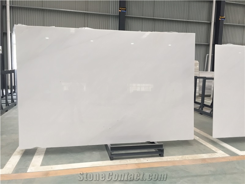 China Natural Han White Marble/M5101/Sichuang Fangshan Jade Han Marble Polished a Grade Big Slabs, Indoor Wall Cladding/Floor Covering
