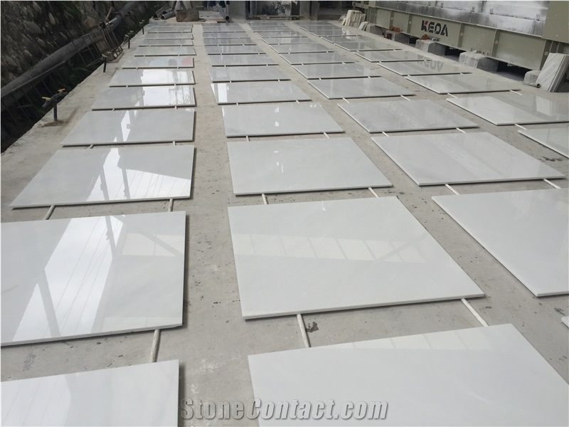 China Natural Han White Marble/M5101/Sichuang Fangshan Jade Han Marble Polished Cut-To-Size Tiles, Indoor Wall Cladding/Floor Covering/Skirts/Projects