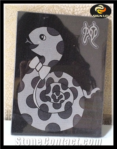 100*100 Shanxi Black Granite Coaster