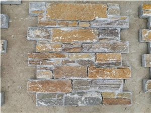 China Rust Slate,Rustic Stone Wall Cladding Tile, Inner and Exterior Environmental Decoration Panelings,Factory Natural Split Finish Stone Veneer