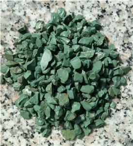 Green Aggregates& Gravels/Green Pebbles/Pebble River Stone/Gravels-Small Size for Decoration in Landscaping, Garden, Walkway/Black Aggregates