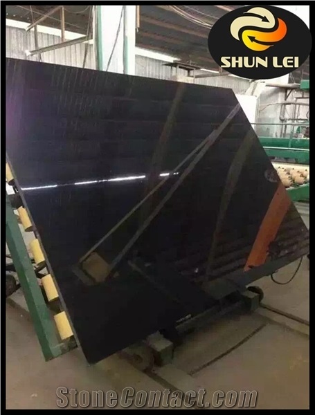 Low Price Absolute Black Granite Factory Direct Sale, Hebei Province Factory Shanxi Black Granite