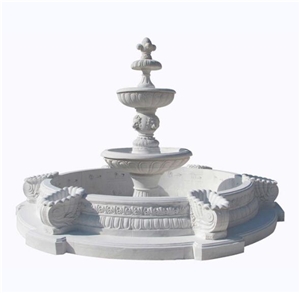 Natural Indoor Swimming Pool Fountain, Rotating Granite Sphere Indoor Water Fountains