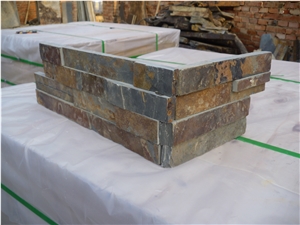 On Sale China Rusty Slate Cultured Stone, Wall Cladding, Stacked Stone Veneer, Corner Stone Clearance
