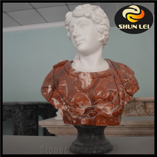 Women Head Sculpture, Customized Marble Statue for Sale, Good Quality Marble Carving Stone