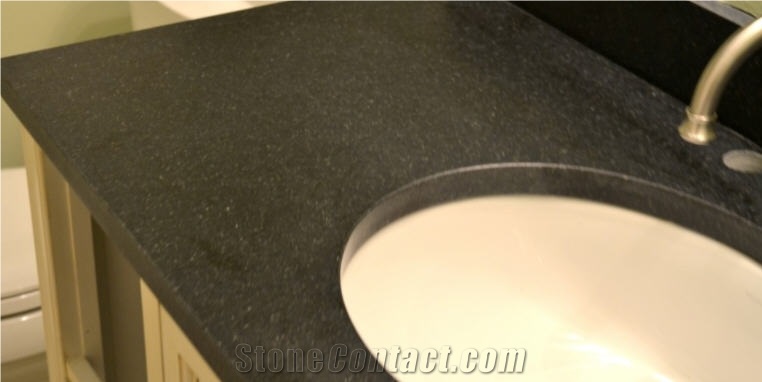 China Black Galaxy Shanxi Black Granite Polished Vanity Top,Bathroom Countertops,Custom Vanity Tops