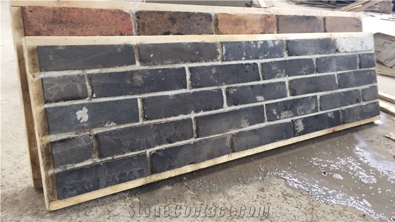 Black Grey Recycled Bricks, Used Bricks