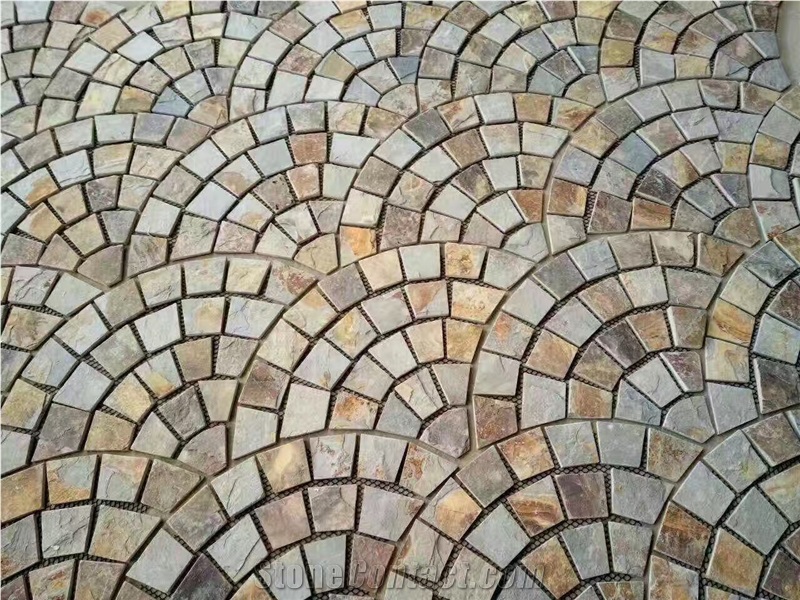 Cheap Multicolor Flagstone for Outdoor Paving, Walkway