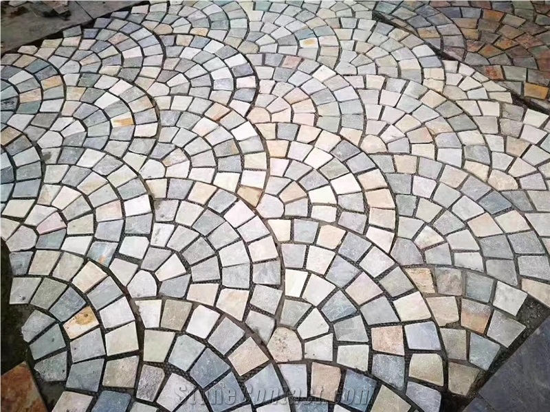 Cheap Multicolor Flagstone for Outdoor Paving, Walkway