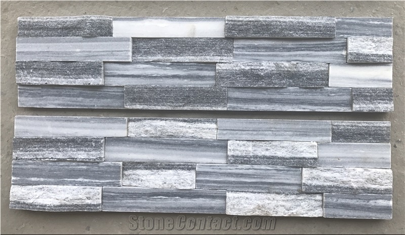 Grey Marble Stacked Stone, Cultured Ledge Stone