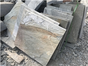 P014 Natural Surface Raw Stone Slate Tiles from Hebei