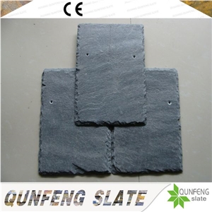 China Square Shape Black Roof Slate Tiles for Cladding and Roofing