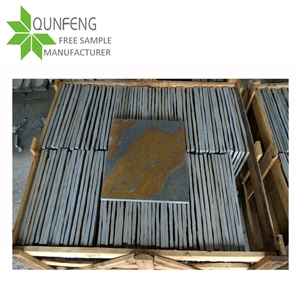 Popular China Autumn Rusty Slate Stone Flooring Tiles for Floor and Wall Covering