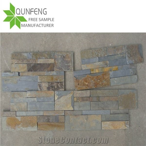 Popular S Shape Slate Wall/Slate Walling,Slate Tiles,Slate Veneer Stone for Cladding