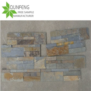 Popular S Shape Slate Wall/Slate Walling,Slate Tiles,Slate Veneer Stone for Cladding