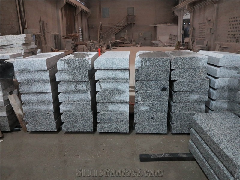 China Cheap Popular G603 Curbstone, Grey Curbstone, Curbs, Kerbs, G603 Light Grey Granite Road Stone, Side Stone,