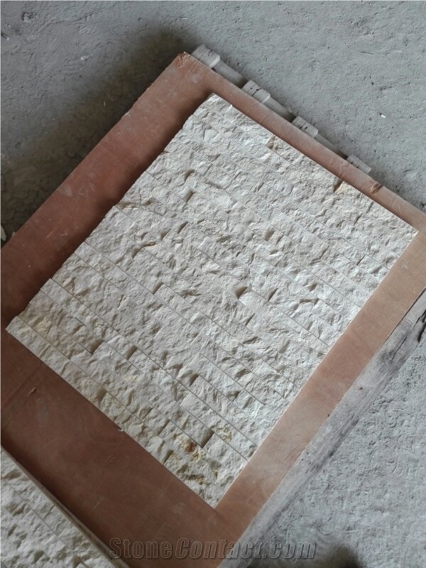 Cream Marfil Marble Culture Stone, Beige Ledge Stone, Cream Marble Wall Cladding, Ledge Panels