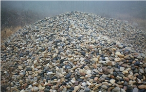 Natural River Unpolished Pebble Stone, Multicolor Pebble Stone, Hot Sale Colorful Pebbles