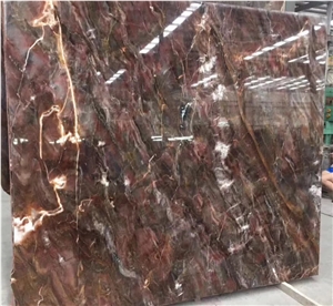 Monte Carol Marble Slabs and Tiles,Louis Red Marble Slabs, Monte Carlo Marble Slab for Vanity Tops