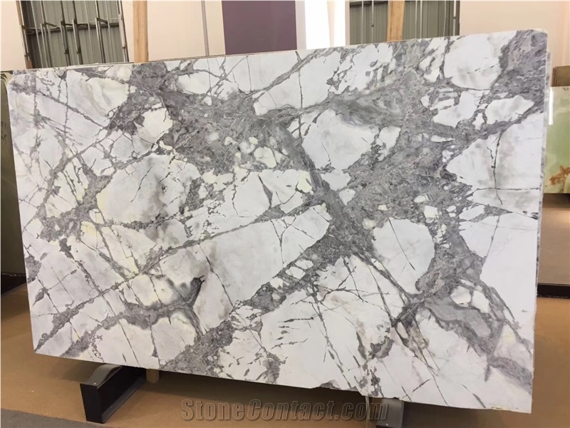 Snow River White Marble Slabs and Tiles, Flashing White Marble Slabs,White Marble Slabs,Luxury White Marble Tiles
