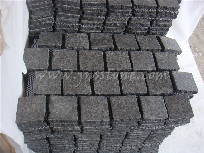 G684 / Fuding Black / Black Pearl / Raven Black / Basalt /Cobblestone / Curbstone Stone / Cubes / Paving Sets