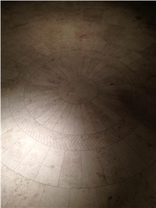 Jura Beige Limestone Floor Pattern