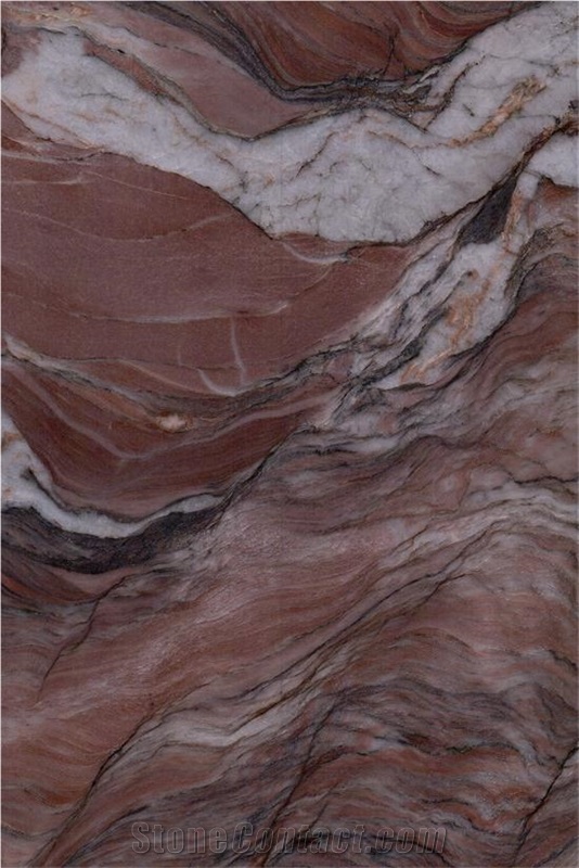 Red Silk Granite Big Slabs,Polished