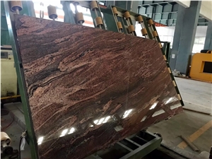 California Kenaf Red Granite Slabs,Flooring Covering,High Quality Wall Cladding Panel Polished Material Decoration