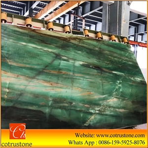 Green Royal Emerald Marble,Green Jade/China Polished Slabs/Tiles/Cut to Size/Natural Stone Products/Floor/Wall Covering/Bookmatch/Own Quarry