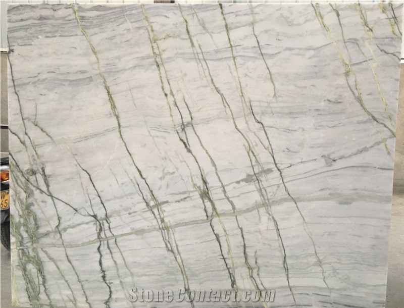 Blue Orchid Marble Pattern,Marble Opus Pattern,Wall Covering,White Iwth Green Vein,Spider Green
