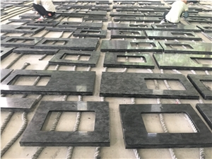 Matrix Black Granite Polished Slab & Tile, Brazil Versace Black Granite Walling & Flooring Matrix Black Granite Polished Slab & Tile,