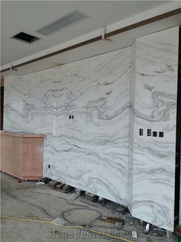 Chinese Panda White Marble White Marble with Black Vein Polished Slabs Tiles Tops Wall Tile