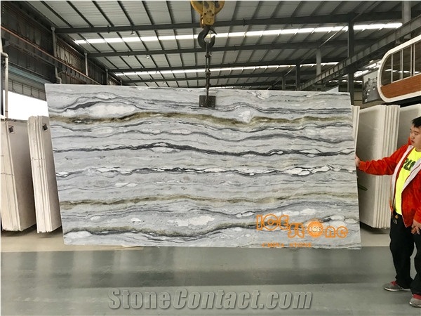 Blue Vallery Marble Slabs and Tiles/New Polished Chinese Stone/Own Quarry and Direct Factory with Ce/A Class Slabs Bookmatch Can Do Wall Cladding/