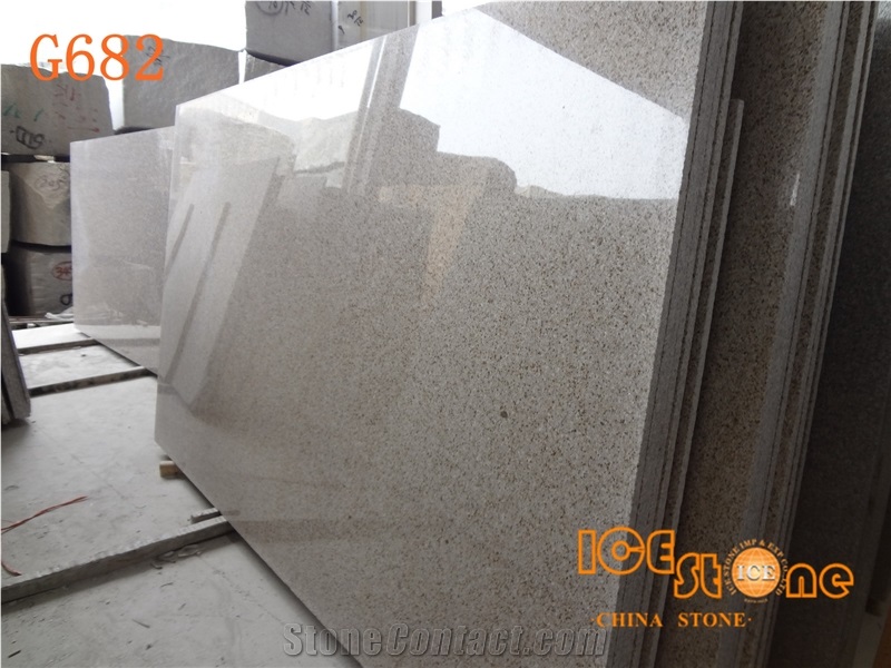 China G682 Granite G3582 Polished Sawn Cut Sanded Rockfaced