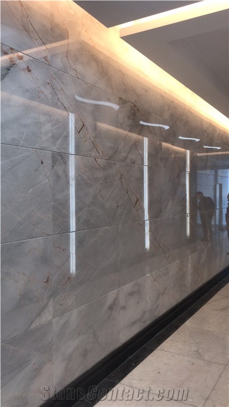 China Ice Age/Grey Marble/Polished Slab&Tiles for Floor Wall Covering Countertop/Quarry Chinese Manufactory Building Materials Project