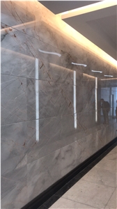 China Ice Age/Grey Marble/Polished Slab&Tiles for Floor Wall Covering Countertop/Quarry Chinese Manufactory Building Materials Project