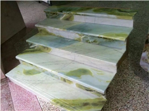 China Luxury Stone Dreaming Green Polished Marble Tiles & Slabs/Landscape/Bookmatch for Project/Wall Covering Decoration/Blocks from Own Quarry