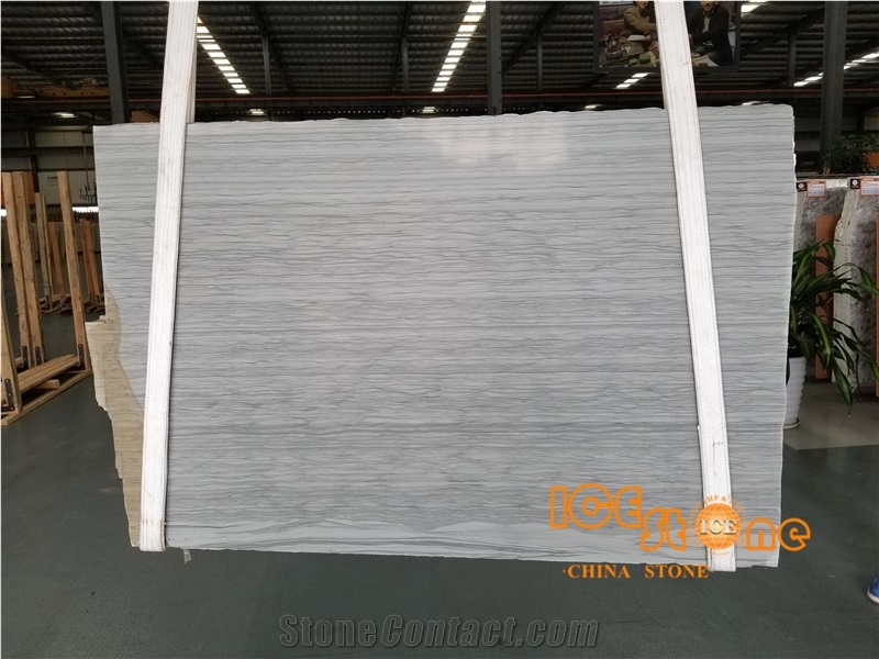 China Mandela Wooden Marble Slabs Tiles; Grey Wood Grain Quarry; Grey Marble New Polished; Wall Floor Covering