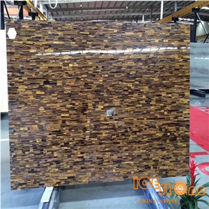 China Tiger Eyes, Semiprecious Stone Tiles, Chinese Multicolor Slabs, Shiny Stone ,Luxury Decorations, Gemstone Home and Hotel Decoration Materials