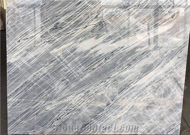 Chinese Ink Grey Slabs,White Marble with Grey Veins Grains,Cut to Tiles,Bookmatch for Hotel Project,Own Quarry Blocks Sale Directly,Cheapest Price