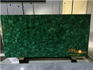High Lights Textures Macachite Slab/ Polished Semi Precious/Quality Peacock Gemstone Tiles/Home & Hotel Decoration/Wall Covering