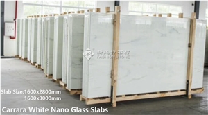Nano White Glass, Crystallized Glass Stone,Slabs, Tiles