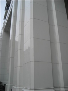 Pure White Nanoglass3,Slab & Tile,Walling & Flooring,Column Cadding