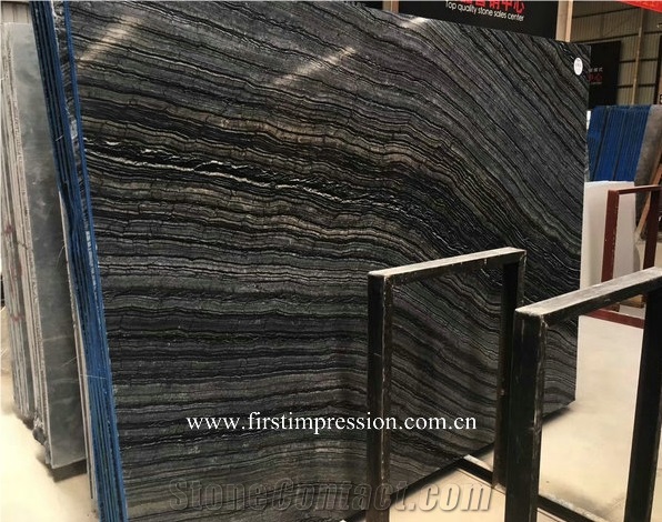 Ancient Wood Grain Marble,Silver Wave Marble Slab ,Wooden Vein Marble ,Silver Wave Flooring Tiles