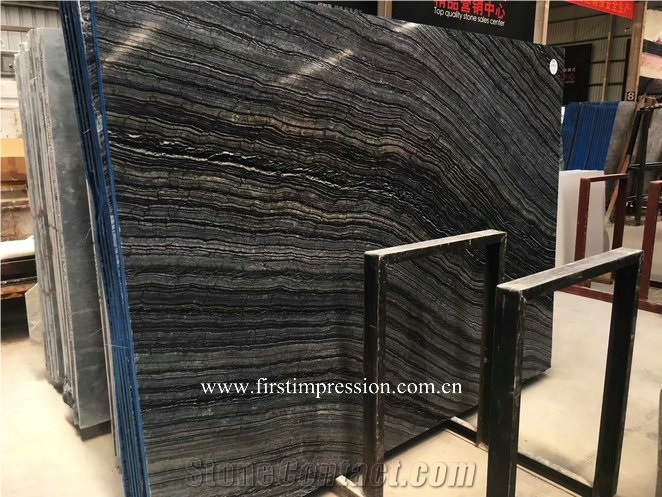 Ancient Wood Grain Marble,Silver Wave Marble Slab ,Wooden Vein Marble Slab ,Silver Wave Flooring Tiles